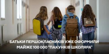 5000 гривень на «Пакунок школяра» для першокласників: заявки приймають до 15 листопада