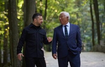 Зустріч Антоніу Кошти і Зеленського в Ужгороді — Ужгород