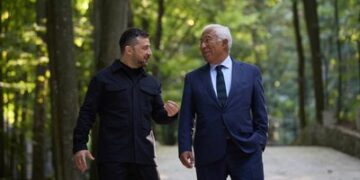 Зустріч Антоніу Кошти і Зеленського в Ужгороді — Ужгород