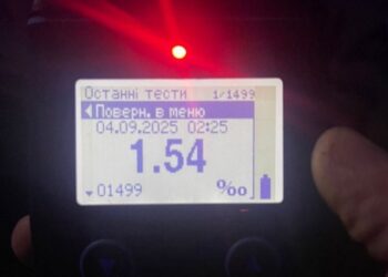 Виявлено нетверезого керманича, який ігнорував вимоги поліції — Закарпаття