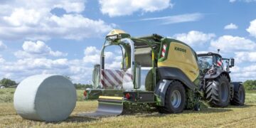 Krone представив продуктивний прес-підбирач з обмотуванням тюків – Техніка