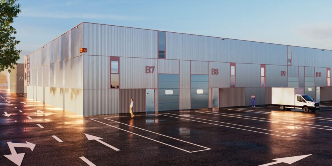 Економіка: Бетон, метал і «сире» дерево. У Львівській громаді будують склад за інноваційною технологією