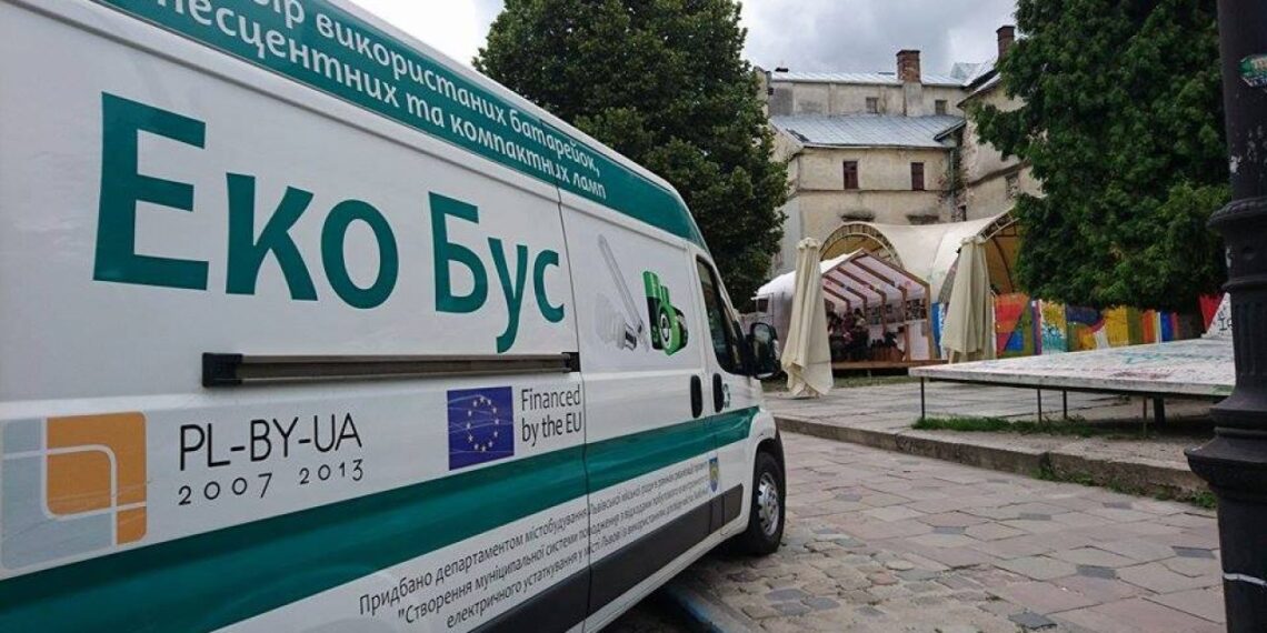 Економіка: Графік стоянок ЕкоБуса на території Львівської громади у вересні 2025 року. Що, як і скільки можна здати