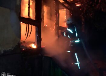 На Берегівщині вночі палав житловий будинок (ФОТО)