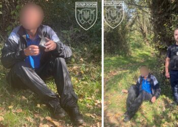 Поліцейський у Хусті врятував чоловіка, який впав у річку (ФОТО)