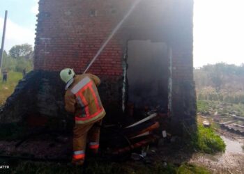 У Королеві на Берегівщині горів двоповерховий будинок (ФОТО)