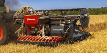 Geringhoff і Kverneland поєднали зернову жатку і сівалку сидератів – Техніка
