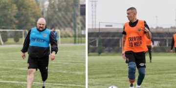 Гра в межах тренувально-реабілітаційного збору “Карпатських ведмедів” прйшла в Ужгорді — Суспільне Ужгород