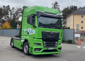 В Україну прибув перший електричний тягач MAN eTGX – Техніка