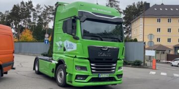 В Україну прибув перший електричний тягач MAN eTGX – Техніка