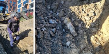 Будівельники в Ужгороді натрапили на снаряд Другої світової війни (ФОТО)