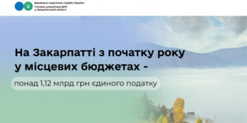На Закарпатті з початку року у місцевих бюджетах – понад 1,12 млрд грн єдиного податку