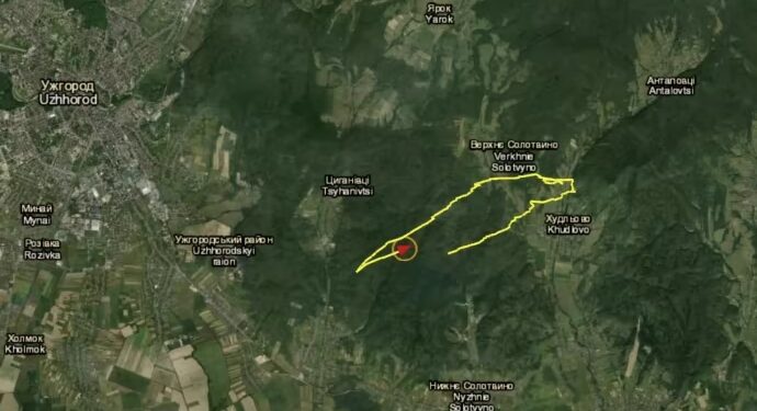 Над Закарпаттям літав дрон з Угорщини