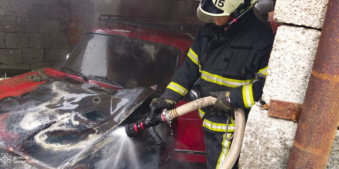 У Берегові горів ВАЗ