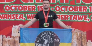 Ветеран війни Владислав Горнодь виборов золото для України на Чемпіонаті світу у Великій Британії (ФОТО)