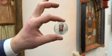 НБУ презентував нову срібну пам’ятну монету «Архангел Михаїл»