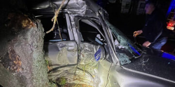 Авто врізалося в дерево: в Ужгороді у смертельній нічній автотрощі загинула 20-річна пасажирка –