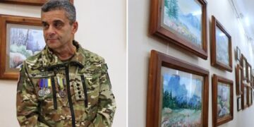 В Ужгороді відкрили виставку картин ветерана війни Сергія Лєндєла — Суспільне Ужгород