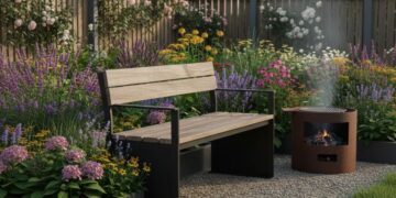 Метал чи дерево: який матеріал краще для дачної лавки