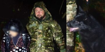 На Закарпатті собака-поліцейський знайшов у лісі зниклу 89-річну грибарку (ФОТО)