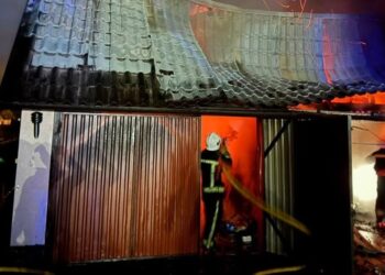 Нічна пожежа у Новому Давидкові знищила гараж (ФОТО)