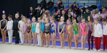 Понад 1300 юних гімнасток змагаються в Ужгороді на ювілейному турнірі «Карпатія 2025» (ФОТО)