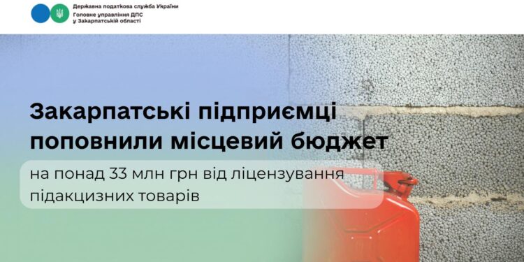 Понад 33 мільйони наповнили бюджет: Закарпаття звітує про надходження від ліцензування алкоголю, тютюну та пального –