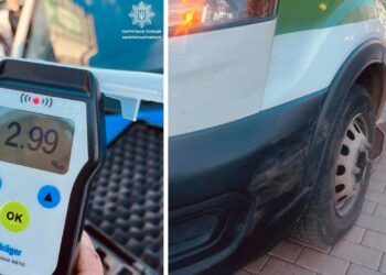 В Ужгороді п’яний водій спричинив ДТП біля торгового центру (ФОТО)