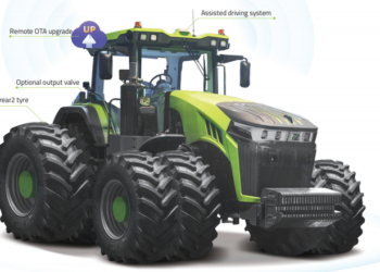 Китайці показали гібридний трактор з автопілотом – Техніка