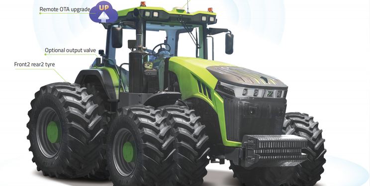 Китайці показали гібридний трактор з автопілотом – Техніка