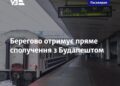 Берегово отримує пряме сполучення з Будапештом