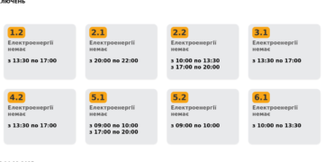 Економіка: Сьогодні світло на Львівщині почнуть вимикати пізніше. ГПВ 4 грудня